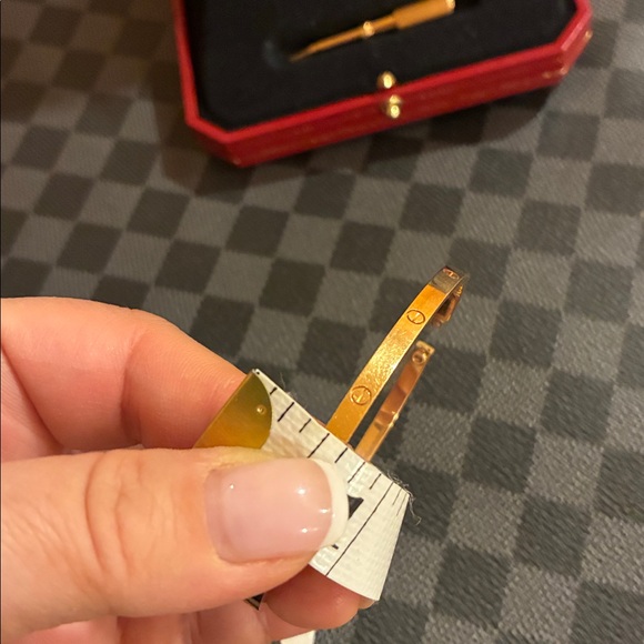 CARTIER ❤️Cartier Love Bracelet in 18K Pink Gold for Women size 19 - Picture 7 of 12